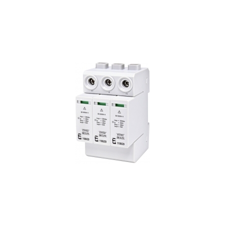 ETITEC EM OGRANICZNIK PRZEPIĘĆ T2 C 3P 3M 20/40KA 3.8KV 1100V DC PV
