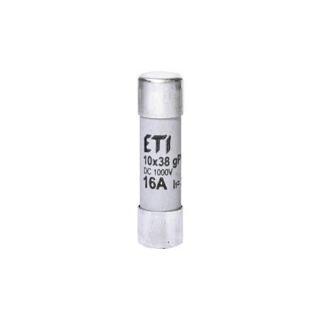 10X38 GPV 16A WKŁADKA TOPIKOWA CYLINDRYCZNA PV 1000V DC GREEN PROTECT