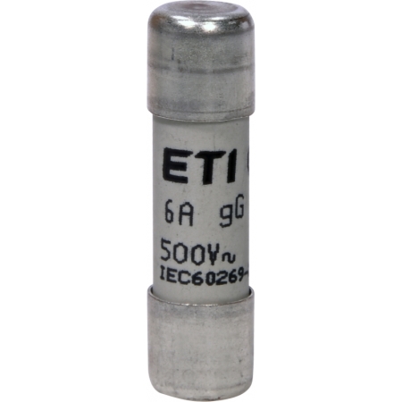 CH 10X38 GG  6A WKŁADKA TOPIKOWA CYLINDRYCZNA 500V AC