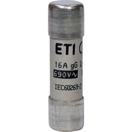 14X51 16A GG WKŁADKA TOPIKOWA CYLINDRYCZNA ZWŁOCZNA