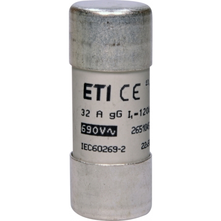 22X58 32A GG WKŁADKA TOPIKOWA CYLINDRYCZNA ZWŁOCZNA