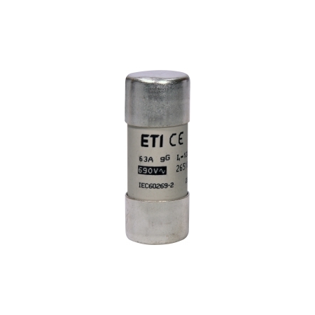 22X58 63A GG WKŁADKA TOPIKOWA CYLINDRYCZNA ZWŁOCZNA