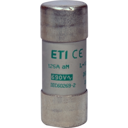 22X58 125A AM WKŁADKA TOPIKOWA CYLINDRYCZNA ZWŁOCZNA