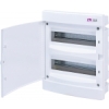 ECM24PO-S ROZDZIELNIA PLASTIKOWA PT 24M 2X 12M N+PE IP40 IK07 336X273X68 DRZWI PEŁNE BIAŁY DIDO