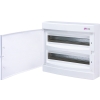 ECT 2X18PO-S ROZDZIELNIA PLASTIKOWA NT 36M 2X 18M N+PE IP40 IK07 361X396X112 DRZWI PEŁNE BIAŁY DIDO
