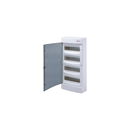 ECT48PT-S ROZDZIELNIA PLASTIKOWA NT 48M 4X 12M N+PE IP40 IK07 651X287X112 DRZWI DYMNE BIAŁY DIDO