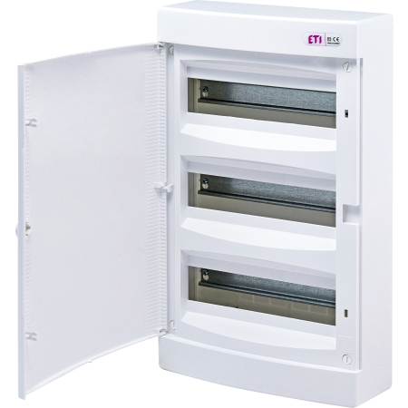 ECT36PO-S ROZDZIELNIA PLASTIKOWA NT 36M 3X 12M N+PE IP40 IK07 526X287X112 DRZWI PEŁNE BIAŁY DIDO