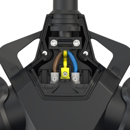 ROZGAŁĘŹNIK PRZENOŚNY GUMOWY 1-3 Z/U + ZATYCZKA IP54 TAURUS2