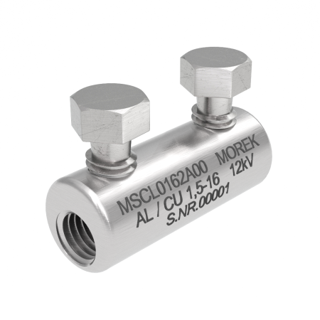 MSCL16 AL/CU 1,5-16MM2 12KV 2XŚRUBA ALUMINIOWA SB ZŁĄCZE KABLOWE