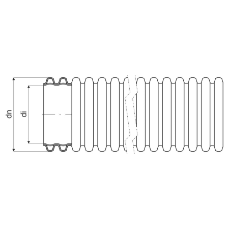 KF  75-50 NIEBIESKI RURA OSŁONOWA KARBOWANA DWUWARSTWOWA ZIEMNA HDPE FI75/61 450N KOPOFLEX