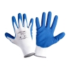 RĘKAWICE LATEKS GRANAT-BIAŁE L211110P, 