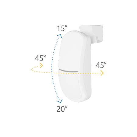 CZUJKA DUALNA MIKROFALA + PIR SLIM-DUAL