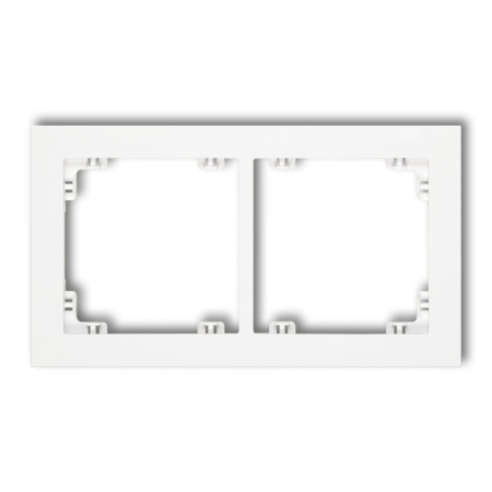 DECO BIAŁY RAMKA 2X
