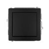 DECO MODUŁ CZARNY MAT ŁĄCZNIK 1-BIEGUNOWY ZACISKI ŚRUBOWE 10AX 250V