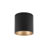 EYE TONE CZARNY/ ZŁOTY OPRAWA SUFITOWA SPOT TUBA NT 1X GU10/10W IP20STAL LAKIEROWANA/ TWORZYWO PROM.