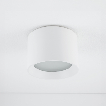 MAUN BIAŁY OPRAWA SUFITOWA TUBA NT 1X GX53/ 12W IP54 ALUMINIUM LAKIEROWANE