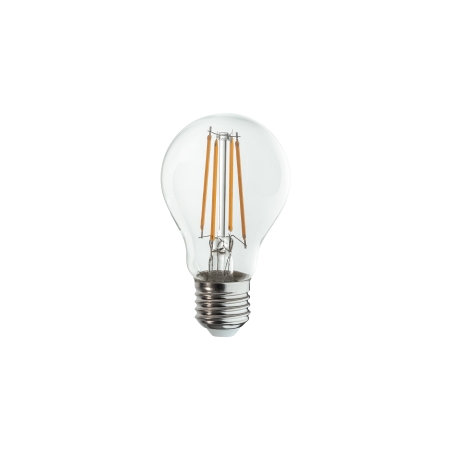 ŻARÓWKA LED KULKA FILAMENT 7W E27 230V PRZEZROCZYSTA SZKŁO 830 WW 3000K 800LM 360ST A60