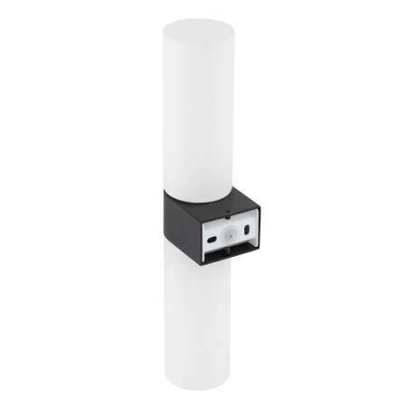 NATALIE II BLACK CZARNY/ BIAŁY OPRAWA ŚCIENNA KINKIET NT 2XG9/ 10W IP44 ALUMINIUM/ SZKŁO