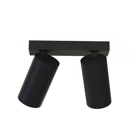 MONO II CZARNY OPRAWA SUFITOWA SPOT NT 2X GU10/ 10W IP20 STAL LAKIEROWANA/ TWORZYWO ABS