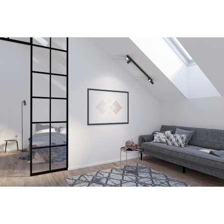 MONO IV CZARNY OPRAWA SUFITOWA SPOT NT 4X GU10/ 10W IP20 STAL LAKIEROWANA/ TWORZYWO ABS PROM.