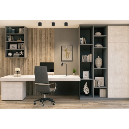 POINT TONE CZARNY/ ZŁOTY OPRAWA SUFITOWA SPOT NT 1X GU10/ 10W IP20 STAL LAKIEROWANA/ TWORZYWO ABS