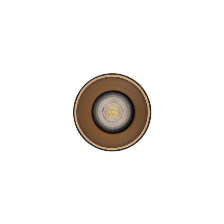 EYE TONE CZARNY/ ZŁOTY OPRAWA SUFITOWA SPOT TUBA NT 1X GU10/10W IP20STAL LAKIEROWANA/ TWORZYWO PROM.