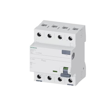 5SV4 40A/ 30MA/AC 4P WYŁĄCZNIK RÓŻNICOWY 40A 30MA 4M AC 10KA