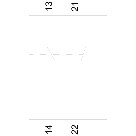3RV STYK POMOCNICZY 1Z+1R ZACISKI ŚRUBOWE