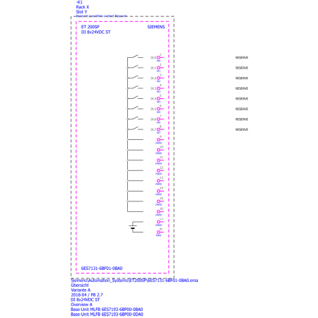SIMATIC ET 200SP MODUŁ 8 WEJŚĆ BINARNYCH STANDARD 24V DC BU-A0