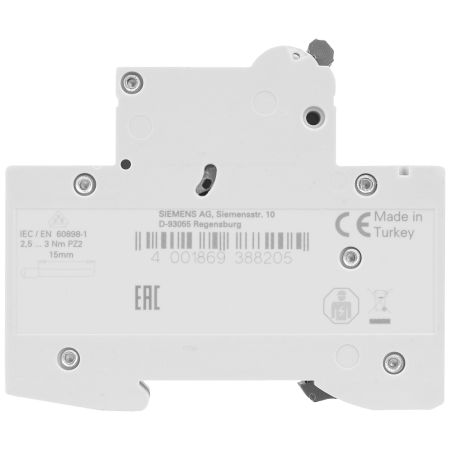 5SL WYŁĄCZNIK NADPRĄDOWY C 16A 1P 1M 6KA