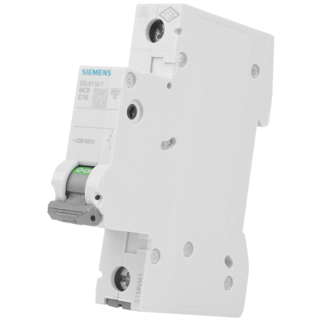 5SL WYŁĄCZNIK NADPRĄDOWY C 16A 1P 1M 6KA