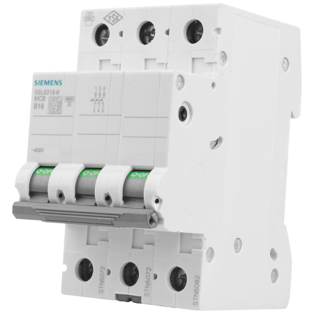 5SL WYŁĄCZNIK NADPRĄDOWY B 16A 3P 3M 6KA