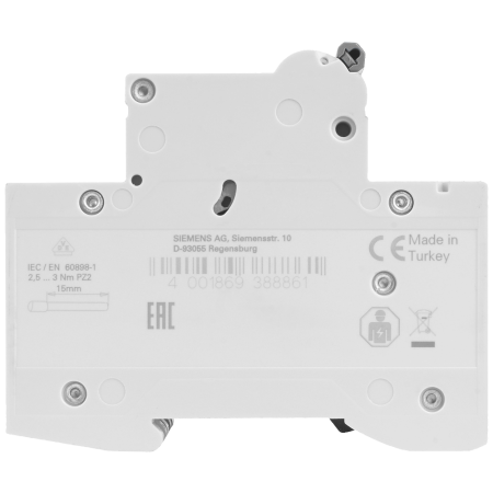 5SL WYŁĄCZNIK NADPRĄDOWY B 16A 3P 3M 6KA