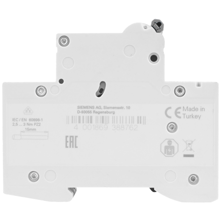 5SL WYŁĄCZNIK NADPRĄDOWY C 16A 3P 3M 6KA