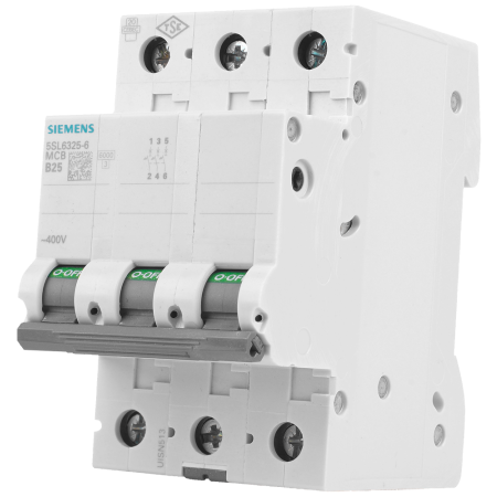 5SL WYŁĄCZNIK NADPRĄDOWY B 25A 3P 3M 6KA
