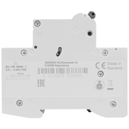 5SL WYŁĄCZNIK NADPRĄDOWY B 25A 3P 3M 6KA