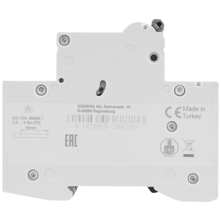 5SL WYŁĄCZNIK NADPRĄDOWY C 25A 3P 3M 6KA