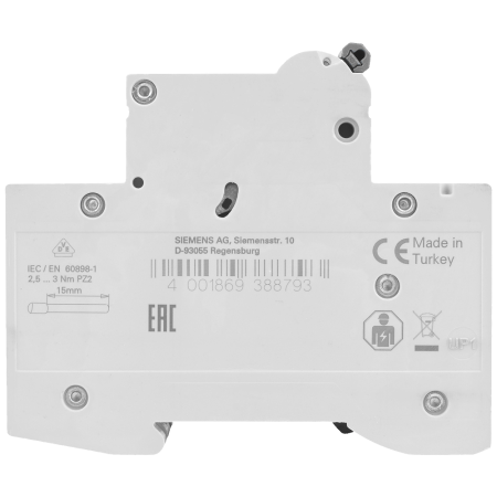 5SL WYŁĄCZNIK NADPRĄDOWY C 32A 3P 3M 6KA