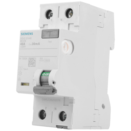 5SV3 40A/ 30MA/A 2P WYŁĄCZNIK RÓŻNICOWY 40A 30MA 2M A 10KA