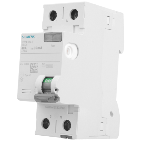 5SV4 40A/ 30MA/AC 2P WYŁĄCZNIK RÓŻNICOWY 40A 30MA 2M AC 10KA