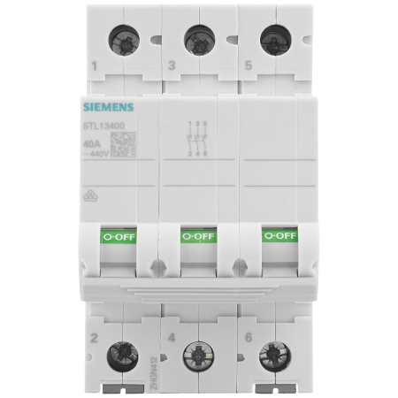 5TL1 ROZŁĄCZNIK IZOLACYJNY 40A 3P 3Z 3M 440V AC