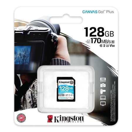 Karta pamięci Kingston SD Canvas Go! Plus 128GB Class 10-259226