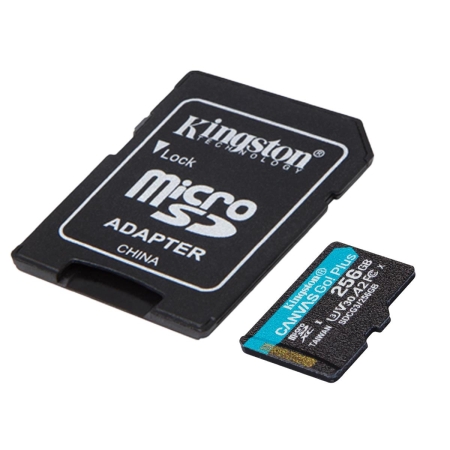 Karta pamięci Kingston microSD Canvas Go! Plus 256GB Class 10 UHS-I + adapter-259265