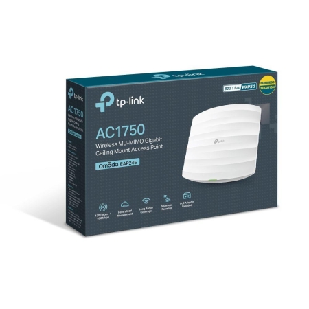 Access Point TP-Link EAP245 V3 AC1750 2xLAN Gb PoE sufitowy-265306