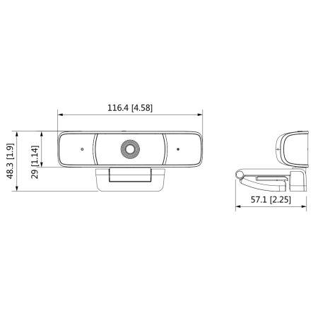 KAMERA INTERNETOWA USB HAC-UZ3-Z-A-0360B-ENG - 1080p 3.6mm DAHUA-302254