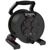 XREEL PRZEDŁUŻACZ BĘBNOWY 4X Z/U 30M IP44 (H05RR-F 3X2.5) WTYCZKA GUMOWA 16A+ TERMIK