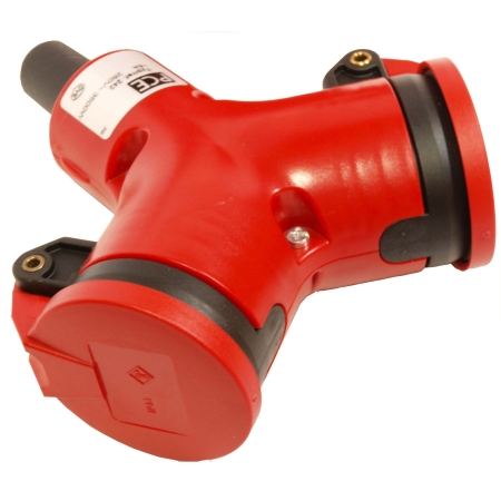 ROZGAŁĘZIACZ PRZENOŚNY 2X Z/U 230V IP44 Z ZATYCZKĄ