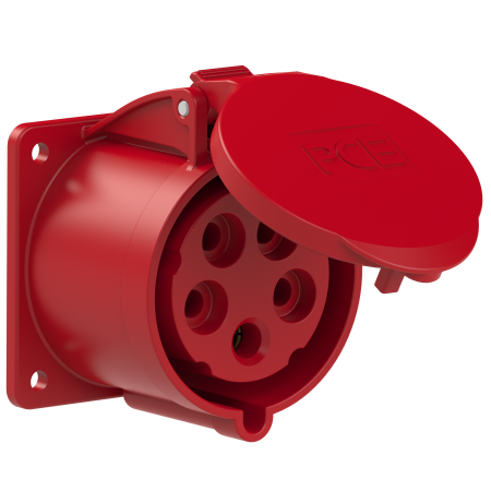 GNIAZDO SIŁOWE TABLICOWE  32/5 PROSTE IP44 400V 75X75