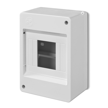 S-4 MINI ROZDZIELNIA PLASTIKOWA NT 4M 1X 4M IP20 140X95X66 BEZ DRZWI BIAŁY  0630-00