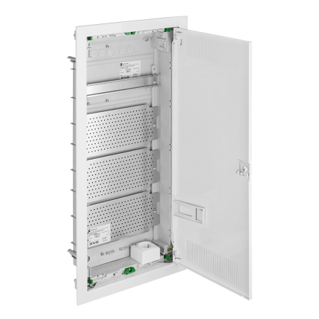 MSF RP ROZDZIELNIA PLASTIKOWA MULTIMEDIALNA PT 56M 4X 12M Z PŁYTĄ IP30 728X358X94 DRZWI METAL BIAŁY